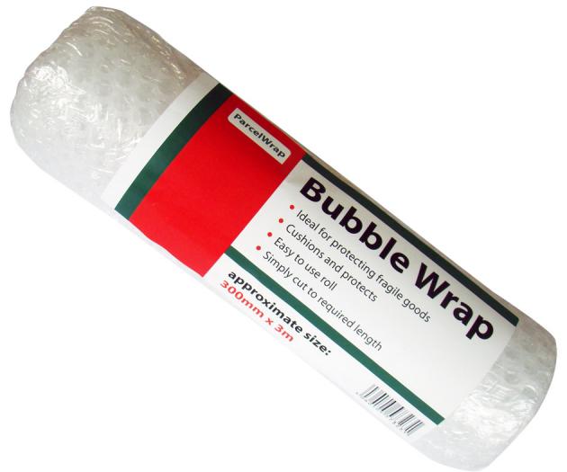 Parcel Wrap Bubble Wrap 300mm x 3m Guernsey Post Ltd